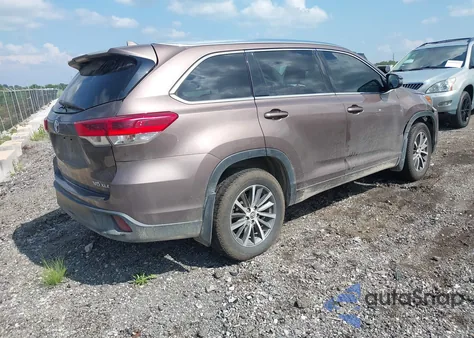 2018 Toyota Highlander Xle from USA, damaged, VIN 5TDKZRFH3JS242375